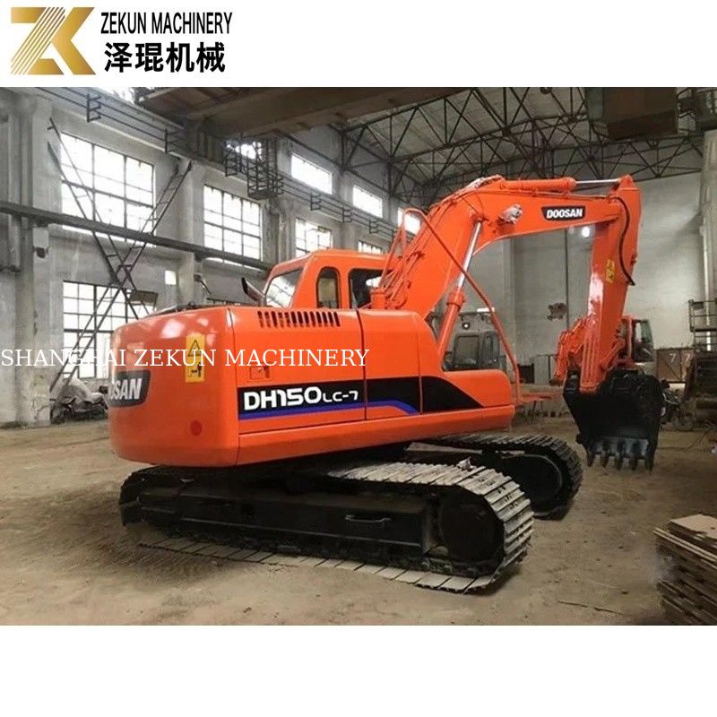 Orijinal kazıcı 15 ton kullanılmış Doosan DH150 Jack Hammer DH150-7 ile kazıcı 2017