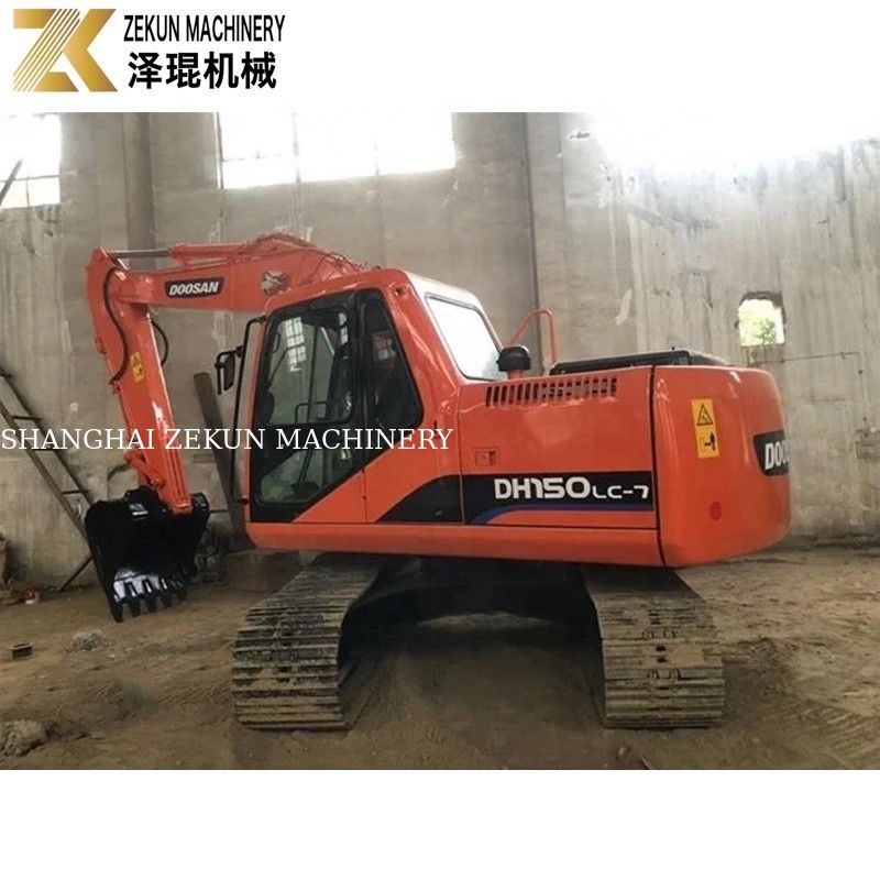 Orijinal kazıcı 15 ton kullanılmış Doosan DH150 Jack Hammer DH150-7 ile kazıcı 2017
