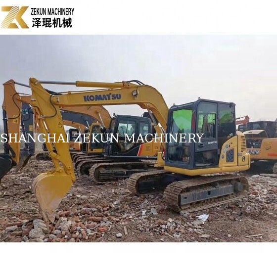 0.35m3 kova kullanılmış Komatsu kazıcı PC 70 8 7T kullanılmış Komatsu mini kazıcı