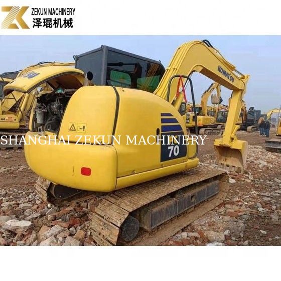 0.35m3 kova kullanılmış Komatsu kazıcı PC 70 8 7T kullanılmış Komatsu mini kazıcı