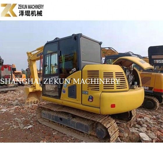 0.35m3 kova kullanılmış Komatsu kazıcı PC 70 8 7T kullanılmış Komatsu mini kazıcı