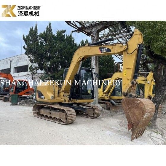 41.5KW Kullanılmış Cat 307 Ekskavator 7 Ton Kullanılmış Crawler Excavator İnşaat