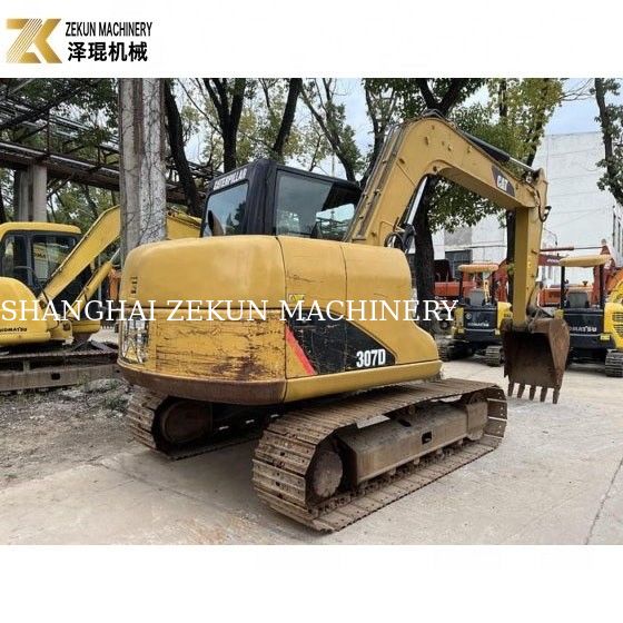41.5KW Kullanılmış Cat 307 Ekskavator 7 Ton Kullanılmış Crawler Excavator İnşaat