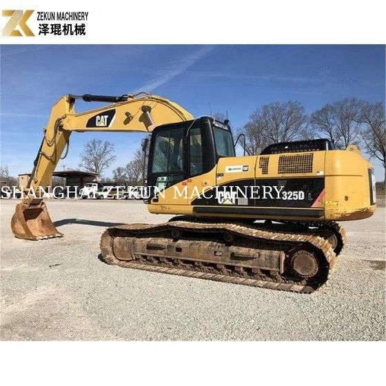 25 tonluk Caterpillar 325 Kullanılmış sürünen kazıcı 140KW Hareketli tür sürünen zincir