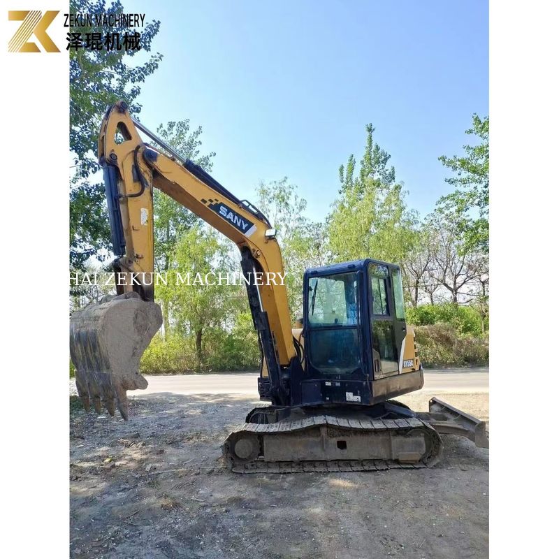 Kullanılmış Sany SY55C-9 Kazı makinesi 5.5 Ton Çalışma ağırlığı orijinal boya