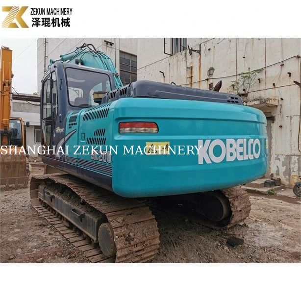 Orijinal Tasarım Kullanılmış Kobelco SK 200 200-8 Mavi İkinci El Ekskavatör