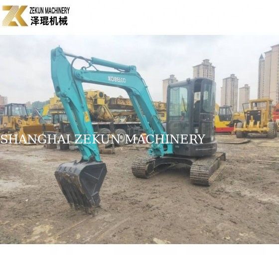 SK55 SK-55 Kullanılmış Kobelco Excavator 5.5T Original Motor Makine ile