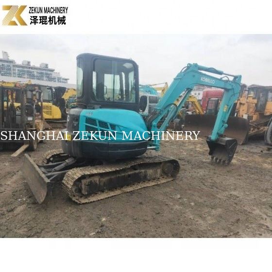 SK55 SK-55 Kullanılmış Kobelco Excavator 5.5T Original Motor Makine ile