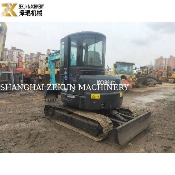 SK55 SK-55 Kullanılmış Kobelco Excavator 5.5T Original Motor Makine ile