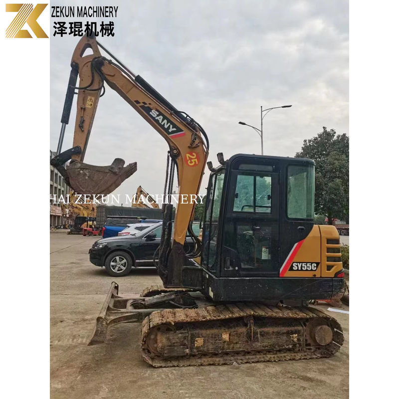 2021 SANY SY 55C 5.5 Tonluk Az Çalışma Saatli Ekskavatör