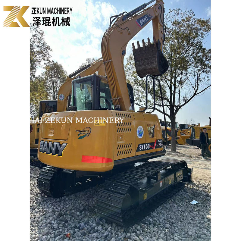 İkinci El Sany SY75C Pro 7.5 Ton Mini Crawler Digger ISUZU Motoru ile