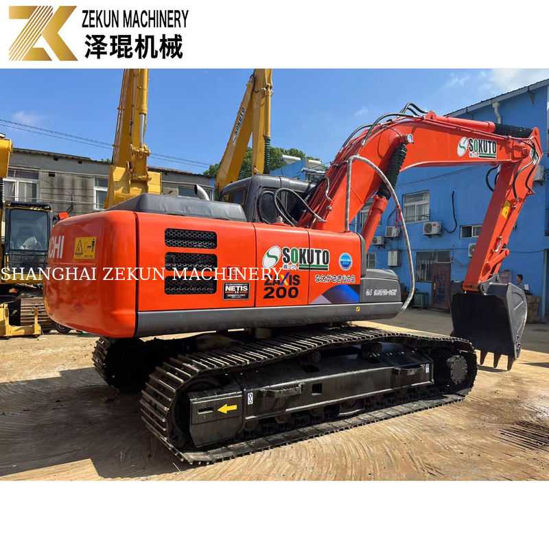 20 Ton Kullanılmış İkinci El HITACHI ZX 200-3G Sürünen Kazı Makinesi Kazıcı İyi Durumda
