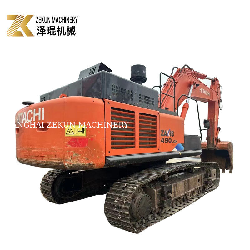Orijinal 49T Hitachi ZX 490 LCA-5A Diğer Hidrolik Sistemle Kullanılmış Kazıcı