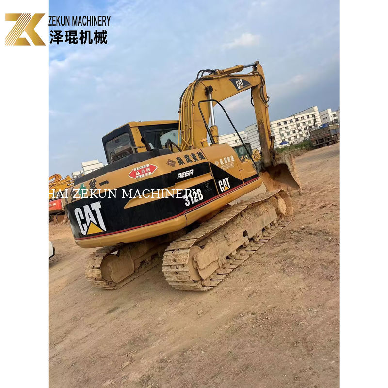 2000 Yılı Cat 312B Kullanılmış sürünen kazıcı 12 ton 63KW ikinci el kazıcı