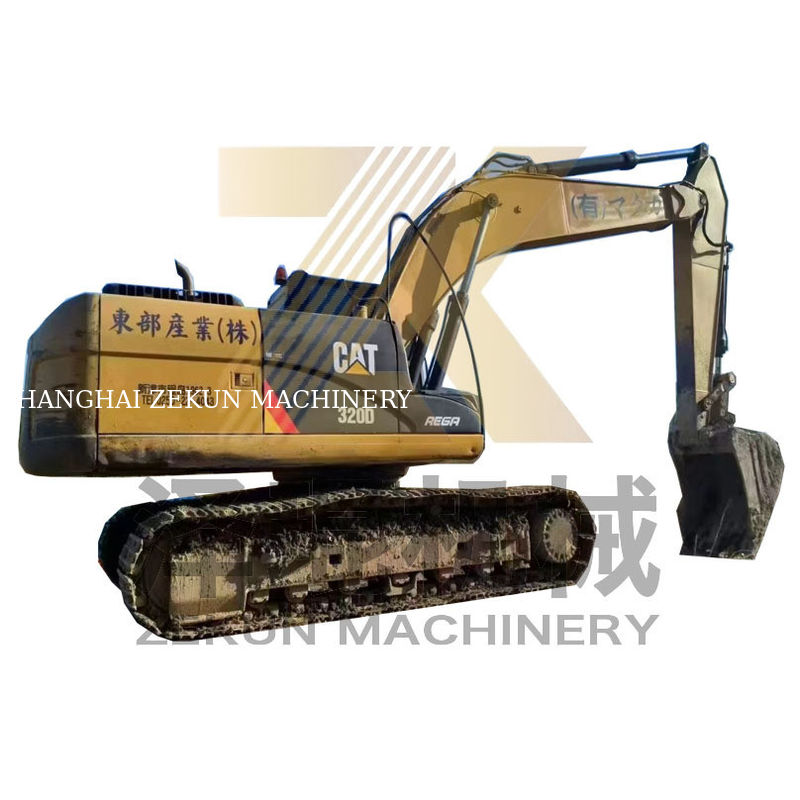 İyi 20 Tonluk Kullanılmış CAT 320D 320DL Yüzen Sürünen Kazıcı 1.35m3 kova