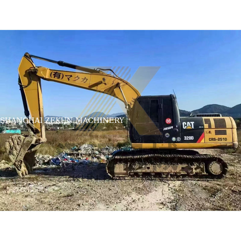 İyi 20 Tonluk Kullanılmış CAT 320D 320DL Yüzen Sürünen Kazıcı 1.35m3 kova