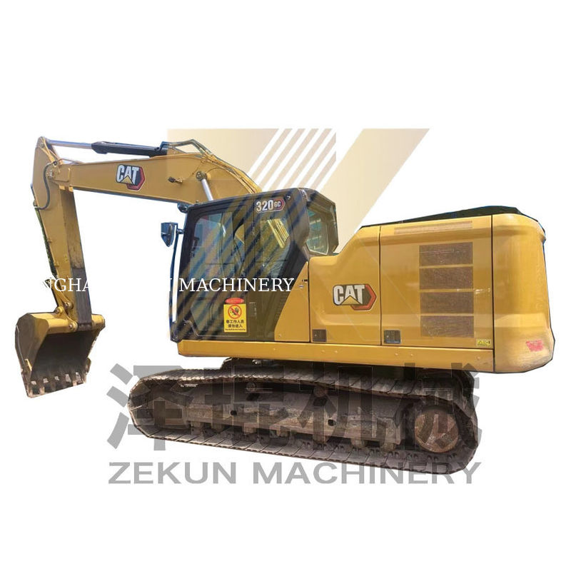 2020 Cat 320GC ikinci el 1.19 m3 kova kapasitesiyle Shanghai'da Crawler Excavator