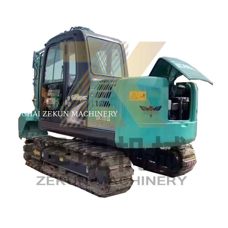 Kullanılmış Kobelco SK75 Kobelco Excavator Digger 0.38 kova kapasitesi ve uygun fiyatlı