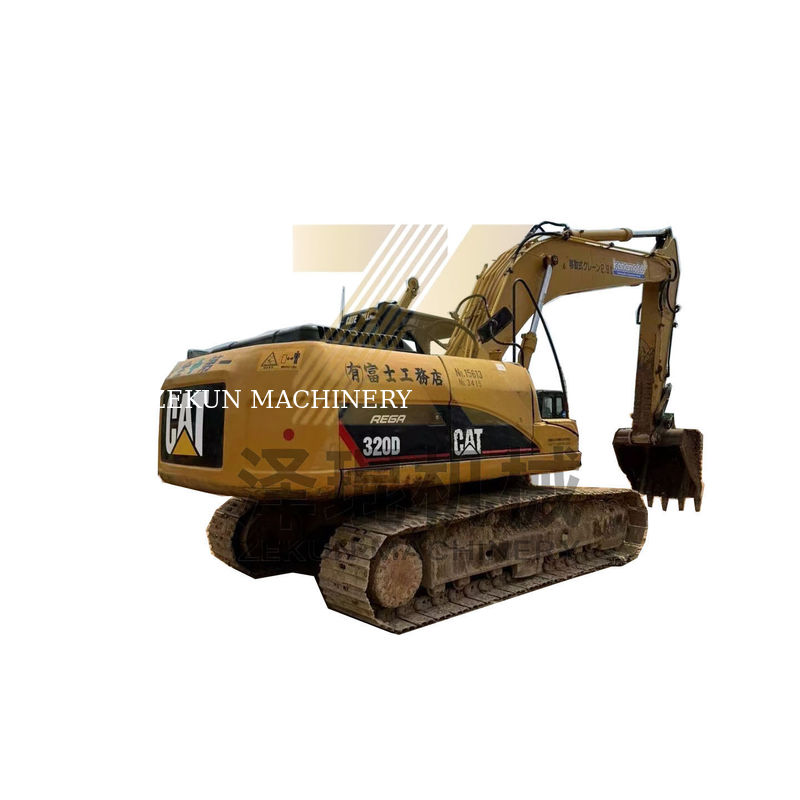 20 tonluk ikinci el Shantui Kato Excavator 320D 1M3 kova kapasitesi ile Şangay'da