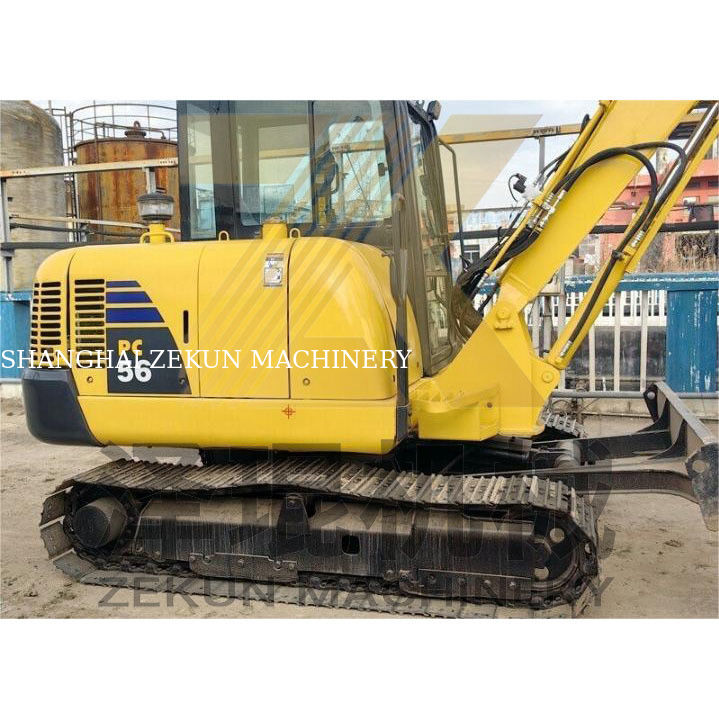 İkinci el Komatsu PC56 Kazıcı 0.2m3 kova kapasitesi ve 0-2000 çalışma saati ile