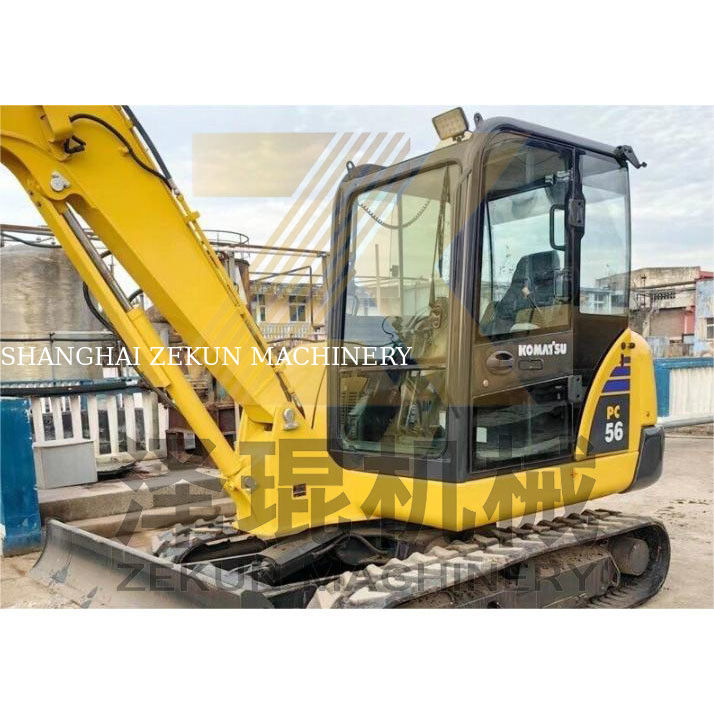 İkinci el Komatsu PC56 Kazıcı 0.2m3 kova kapasitesi ve 0-2000 çalışma saati ile