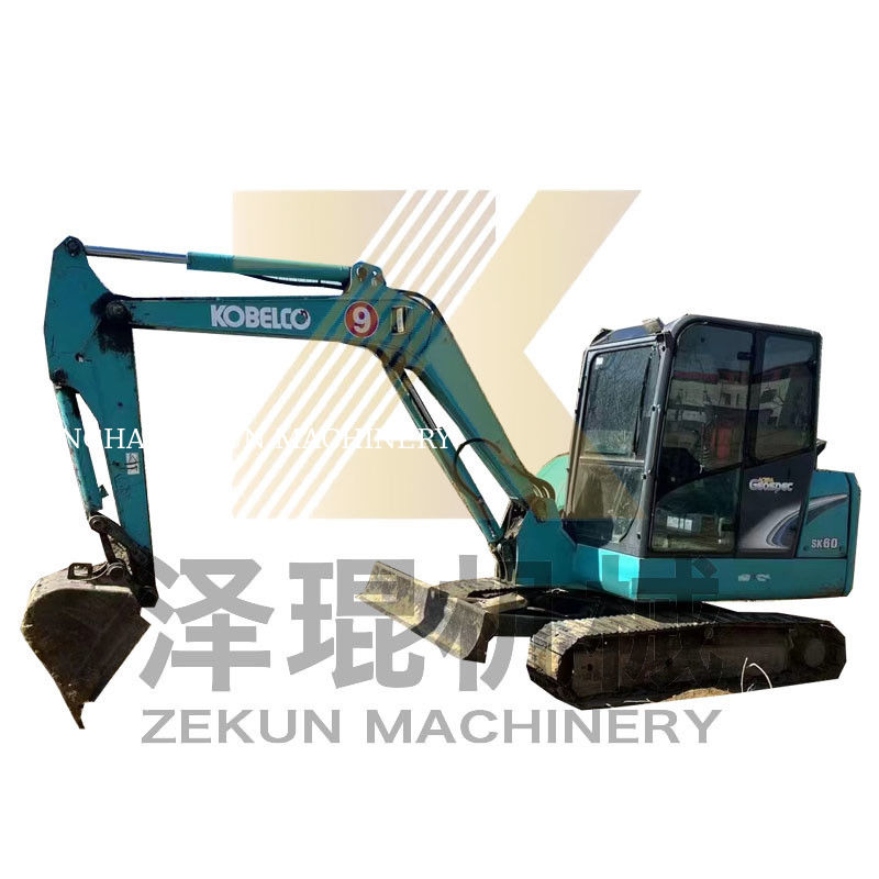6 Ton Kullanılmış Kobelco SK60-3/5/8/10 Yanmar Motoru ile Mini Kazı makinesi iyi durumda