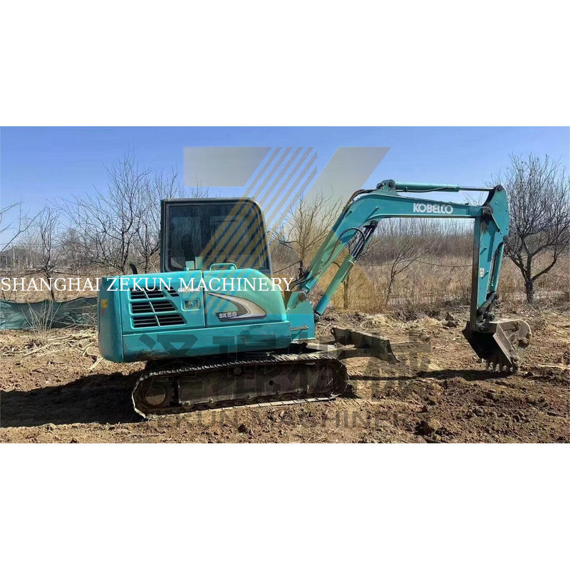 6 Ton Kullanılmış Kobelco SK60-3/5/8/10 Yanmar Motoru ile Mini Kazı makinesi iyi durumda