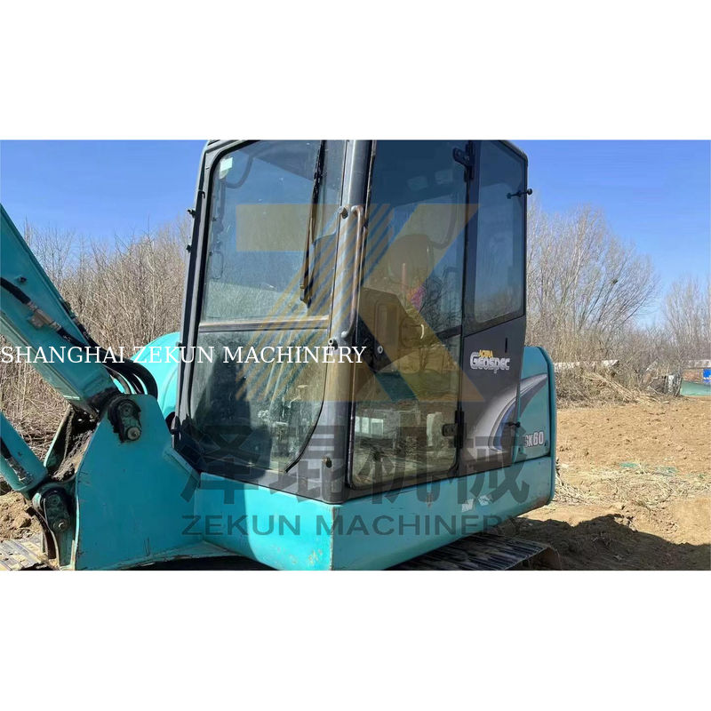6 Ton Kullanılmış Kobelco SK60-3/5/8/10 Yanmar Motoru ile Mini Kazı makinesi iyi durumda