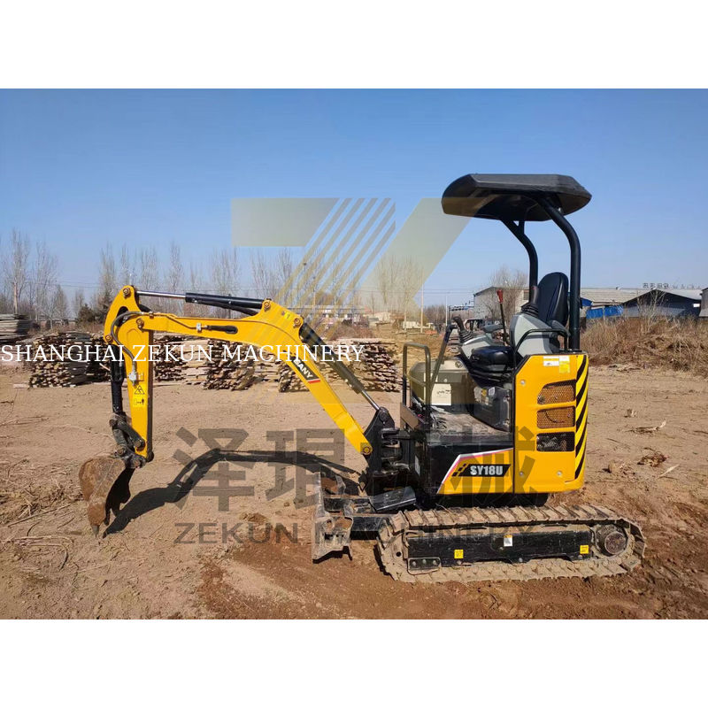 İyi durumda SANY SY18 1,8 tonluk mini kazıcı diğer hidrolik silindirle