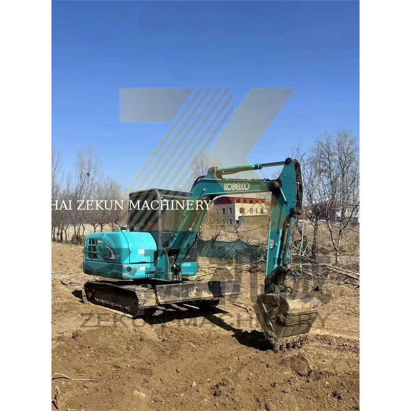 6 Ton Kullanılmış Kobelco SK60-3/5/8/10 Yanmar Motoru ile Mini Kazı makinesi iyi durumda