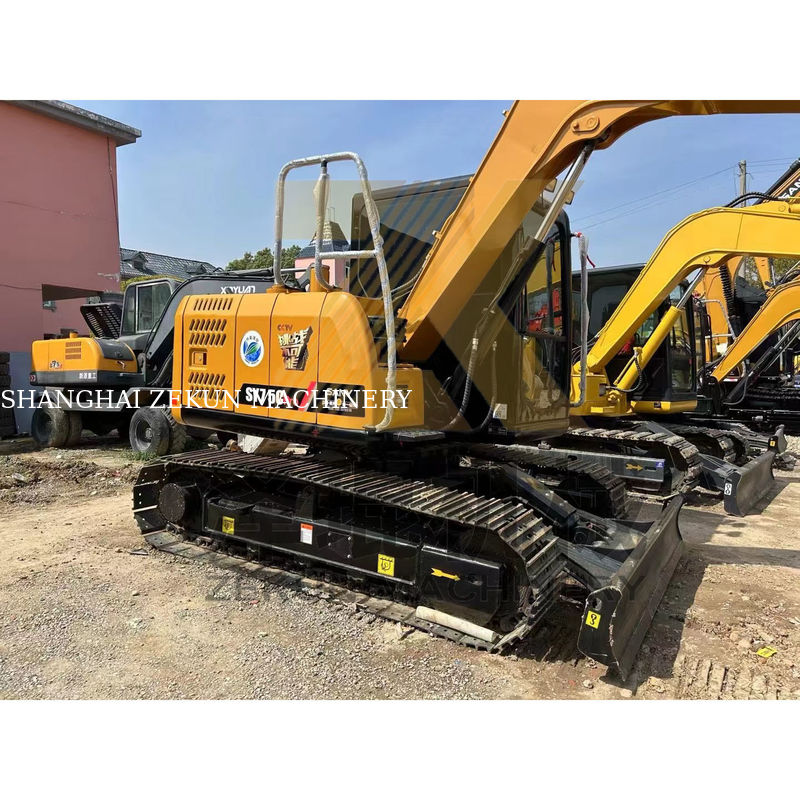 İkinci El Sany 75 C Pro Ekskavatörü Orijinal Hidrolik Silindir ve ISUZU Motoru ile