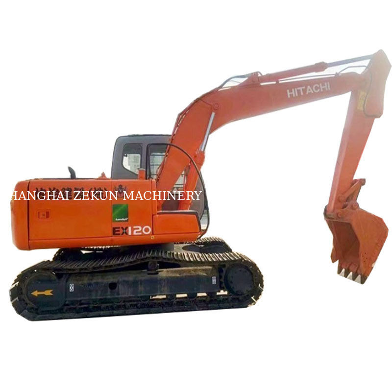 İkinci el Hitachi ZX120-5 ZX120-6 Mini Kazıcı Kazı makinesi 7420 Çalışma Saati