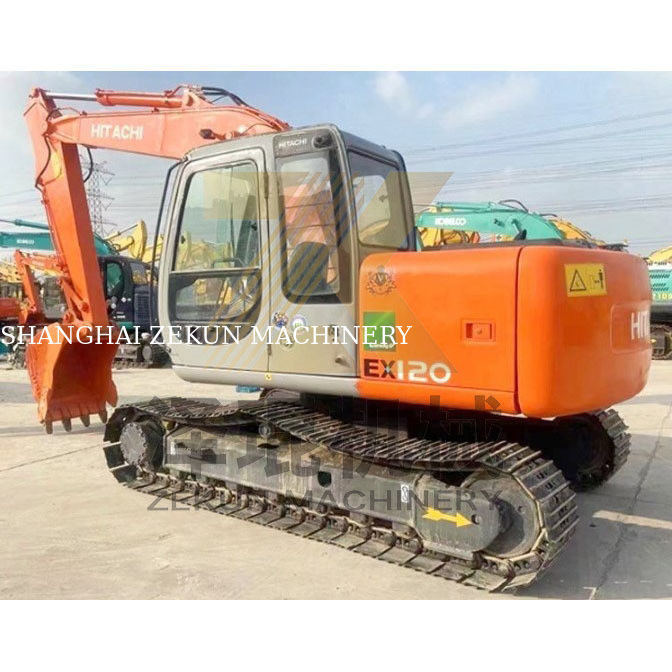İkinci el Hitachi ZX120-5 ZX120-6 Mini Kazıcı Kazı makinesi 7420 Çalışma Saati