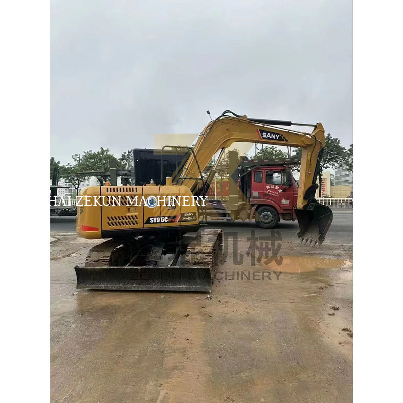 Kullanılmış Mini Kazı Makinesi SANY SY55C SY60C SY75C SY95C SY135C SY215C Pro Kubota Motoru ile