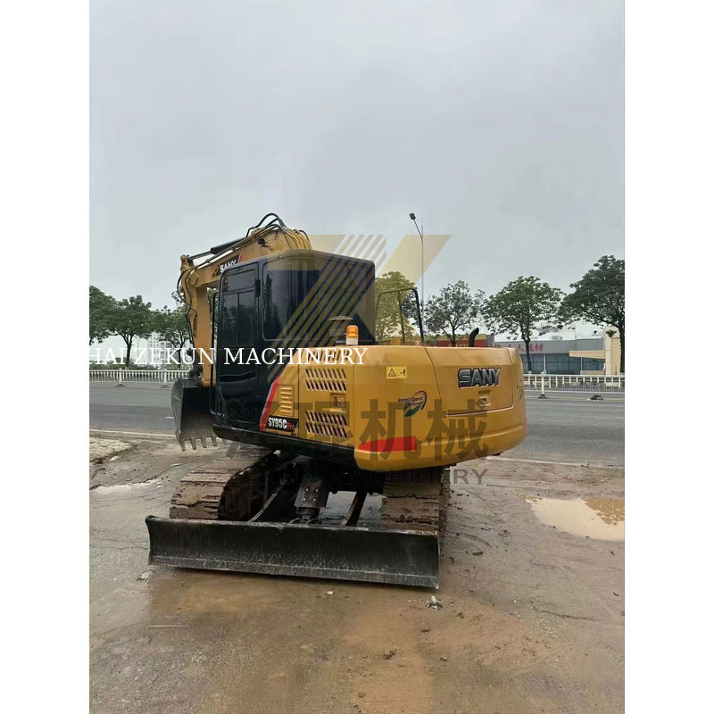 Kullanılmış Mini Kazı Makinesi SANY SY55C SY60C SY75C SY95C SY135C SY215C Pro Kubota Motoru ile