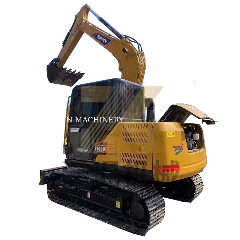 Diğer Hidrolik Silindirli Kullanılmış Ekskavatör Sany SY95C Pro 0.39 m3 kova kapasitesi ile