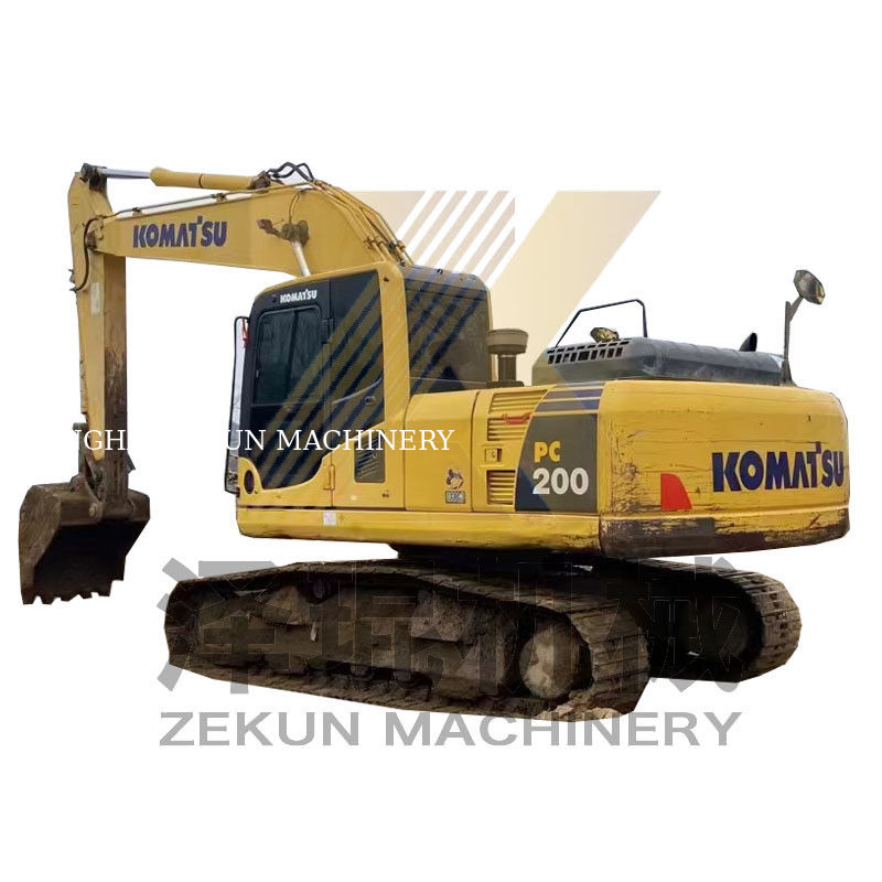 İkinci El PC200-7 Komatsu PC200-7 Şangay'daki Crawler Digger PC-200-8M0 2019
