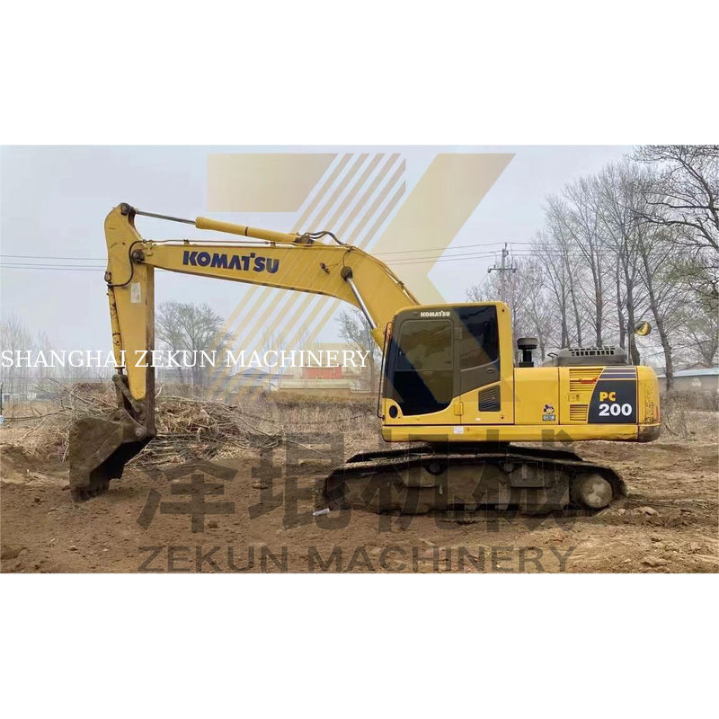 İkinci El PC200-7 Komatsu PC200-7 Şangay'daki Crawler Digger PC-200-8M0 2019