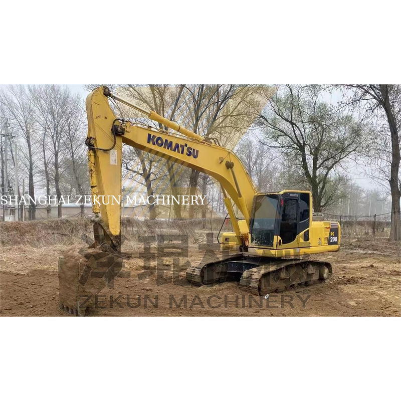 İkinci El PC200-7 Komatsu PC200-7 Şangay'daki Crawler Digger PC-200-8M0 2019