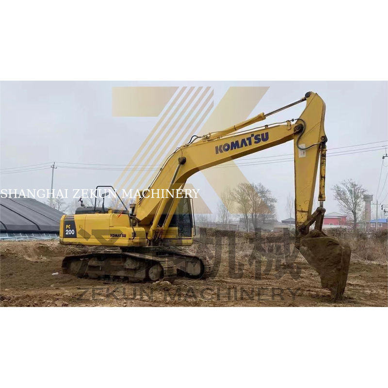 İkinci El PC200-7 Komatsu PC200-7 Şangay'daki Crawler Digger PC-200-8M0 2019
