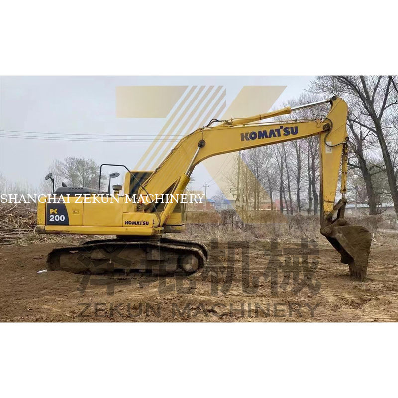 İkinci El PC200-7 Komatsu PC200-7 Şangay'daki Crawler Digger PC-200-8M0 2019