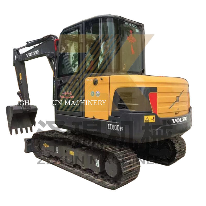 Diğer Hidrolik Valf Kullanılmış Volvo EC55 EC60 Mini Ekskavatörü Düşük Çalışma Saatleri