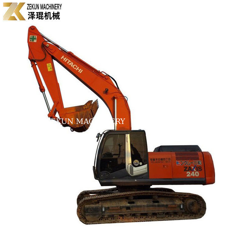 24 Ton Kullanılmış Hitachi ZX240 Kazı Makinesi Orijinal Hidrolik Valf 132KW ZX60 ZX70 ZX120