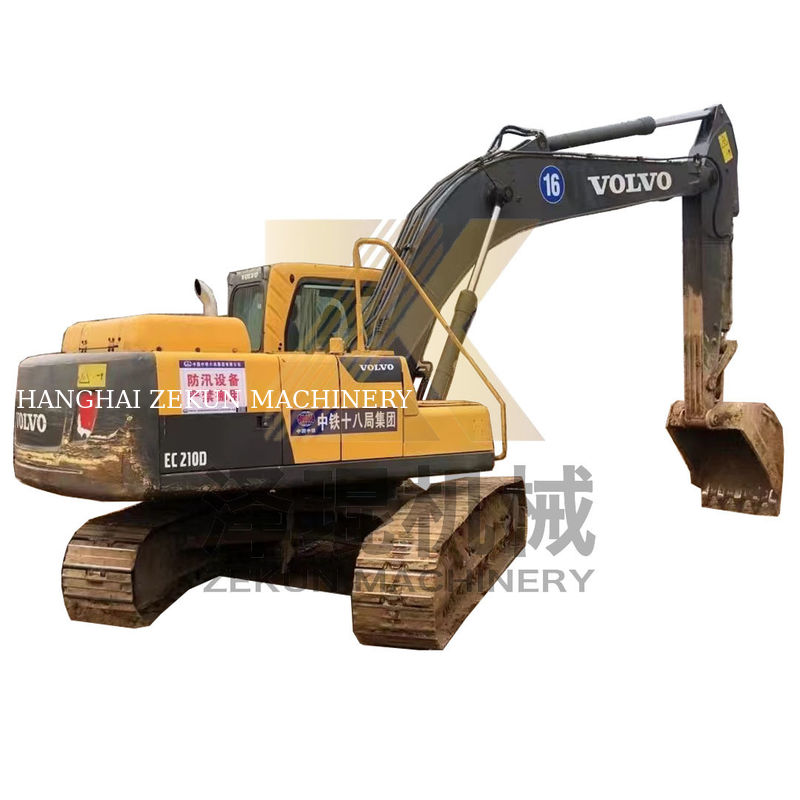 Kullanılmış Volvo EC200B EC210BLC 240BLC 290BLC D6D EC210 BLC Shanghai'daki kazıcı 21000 KG