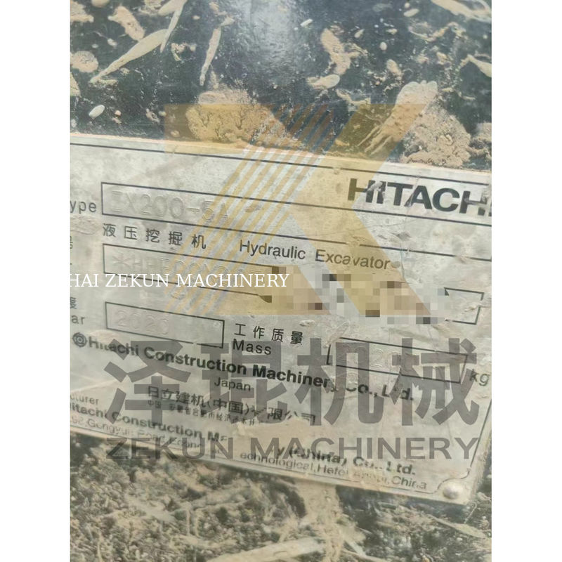 4475 Çalışma Saatleri Kullanılan Hitachi ZX200 ZX200-3 ZX200-6 İnşaat için sürünen kazıcı