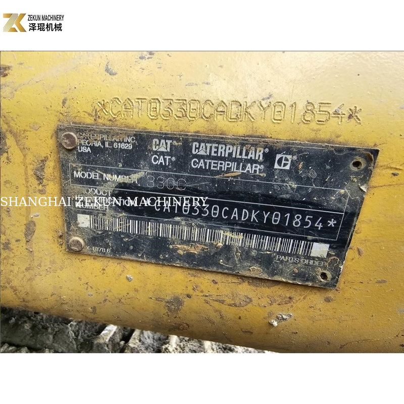 32300 KG Japon İnşaat için kullanılan CAT 330 Crawler Excavator Caterpillar's Choice