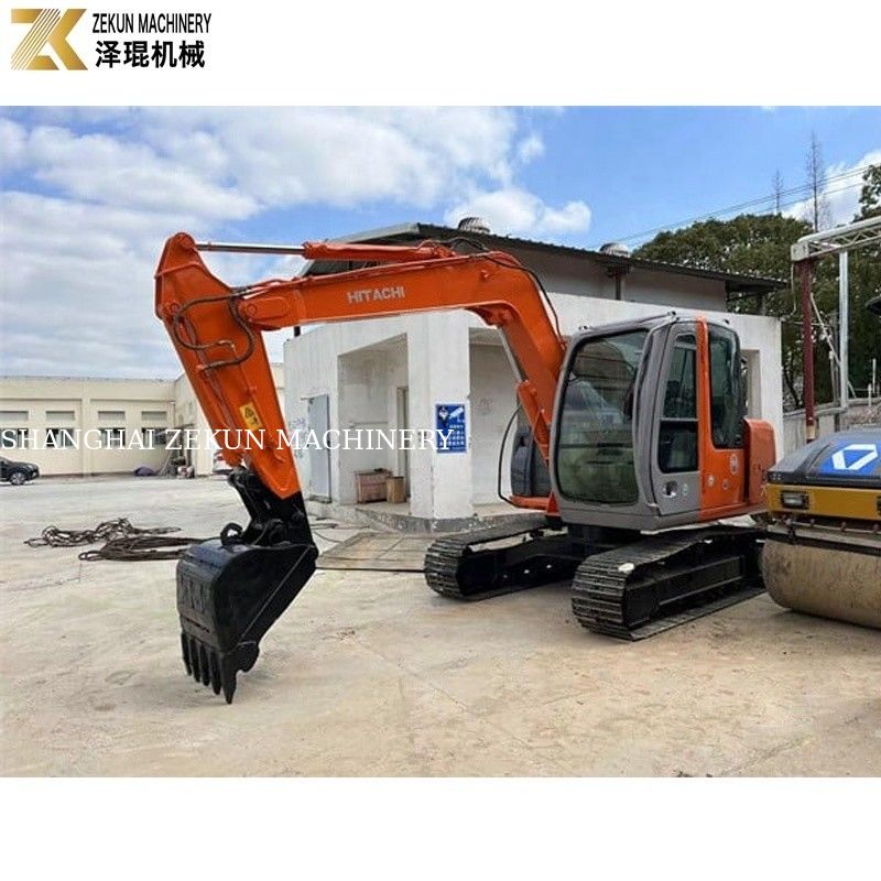 Orijinal Hidrolik Pompa ve 2001-4000 Çalışma Saati ile Kullanılmış Hitachi ZX70 Kazıcı