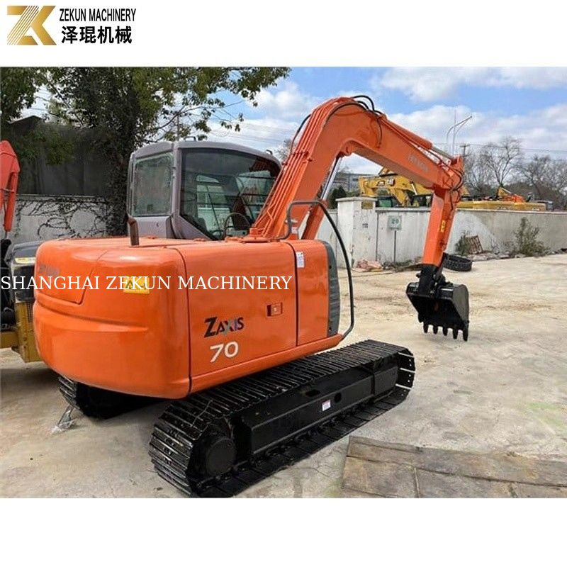 Orijinal Hidrolik Pompa ve 2001-4000 Çalışma Saati ile Kullanılmış Hitachi ZX70 Kazıcı