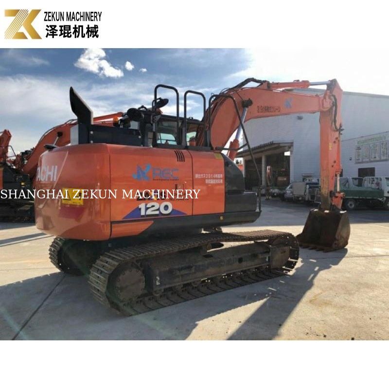 Kullanılmış 12 tonluk kazıcılar Hitachi ZX120 orijinal hidrolik silindirli kazıcı ZX120-6