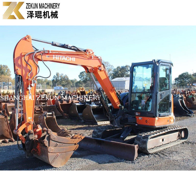 Hareketli tür Crawler-Type Hitachi ZX55-5A 0.19m3 kova kapasitesi ile kazıcı